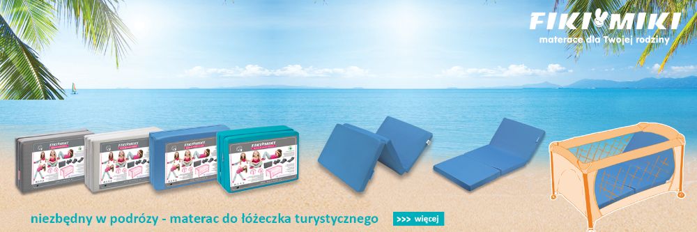 Materac turystyczny składany,do łóżeczka,do cwiczeń