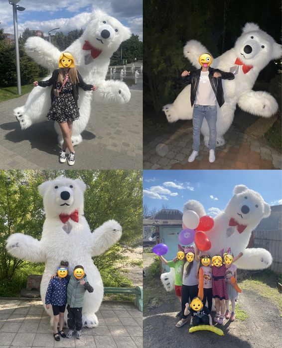 Аніматор ведмедик. Аниматор Мишка, Медведь. Патрон. Стриптиз. Зайка