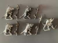 Warhammer Fantasy Battle: Lizardmen Temple Guard x 5, oldhammer