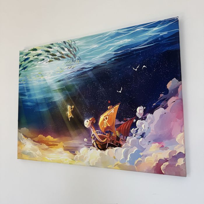 Картина на полотні декор One Piece Ван Піс Великий куш аніме манга