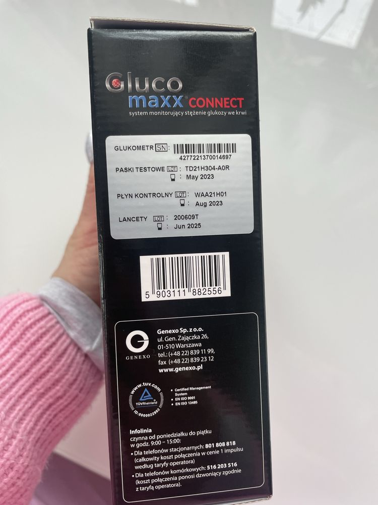 Glugometr Gluco maxx connect