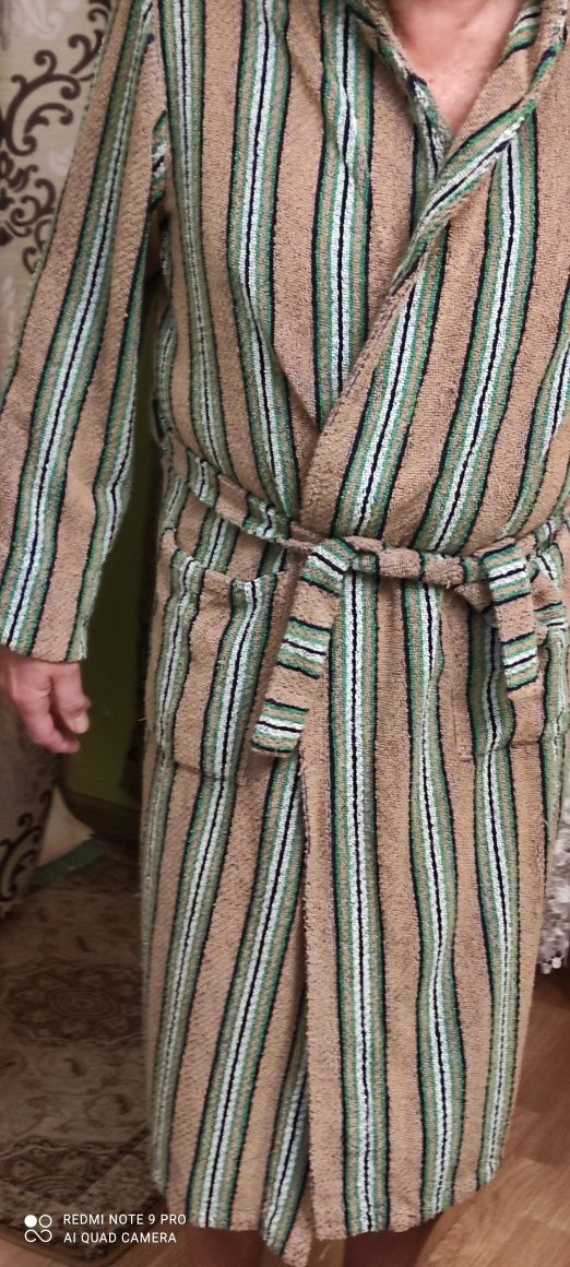 Szlafrok męski z frote XL