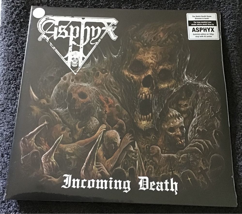 Asphyx, Bolt Thrower, Vomitory LPs