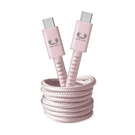 Fresh N Rebel - kabel USB-C 2.0M smokey pink, różowy - OUTLET