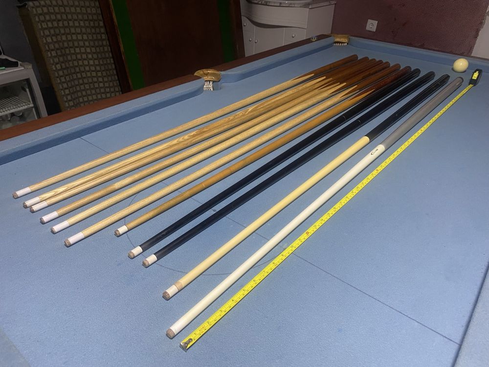 Tacos bilhar snooker alguns NOVOS