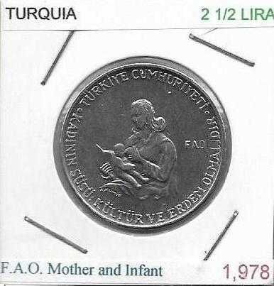 Turquia - - - "Educação para a Mulher Rural" - - - - - Moedas