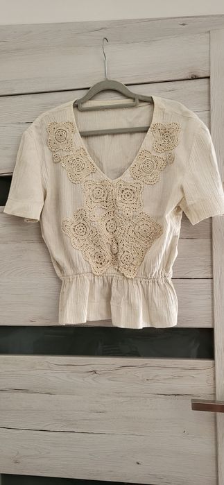 Bluzka hand made koronka