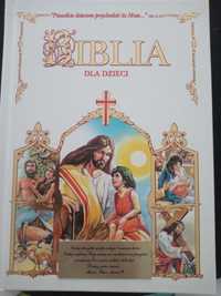 Biblia dla dzieci z plakietką  z dedykacją