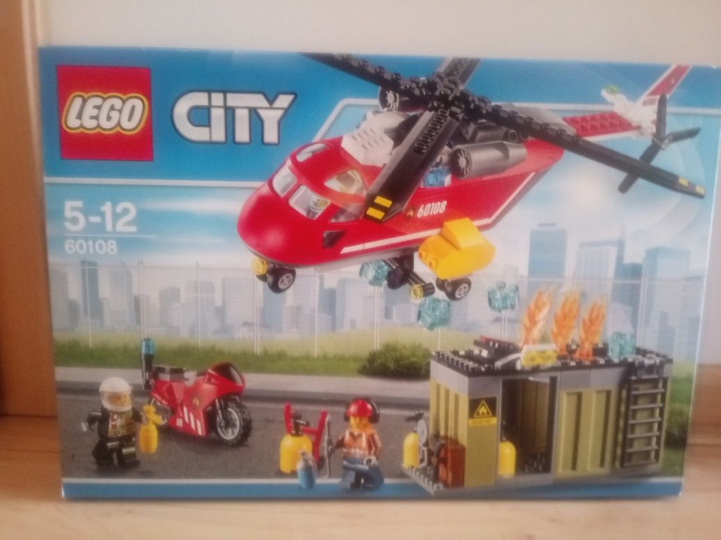 lego city 60108 helikopter strażacki