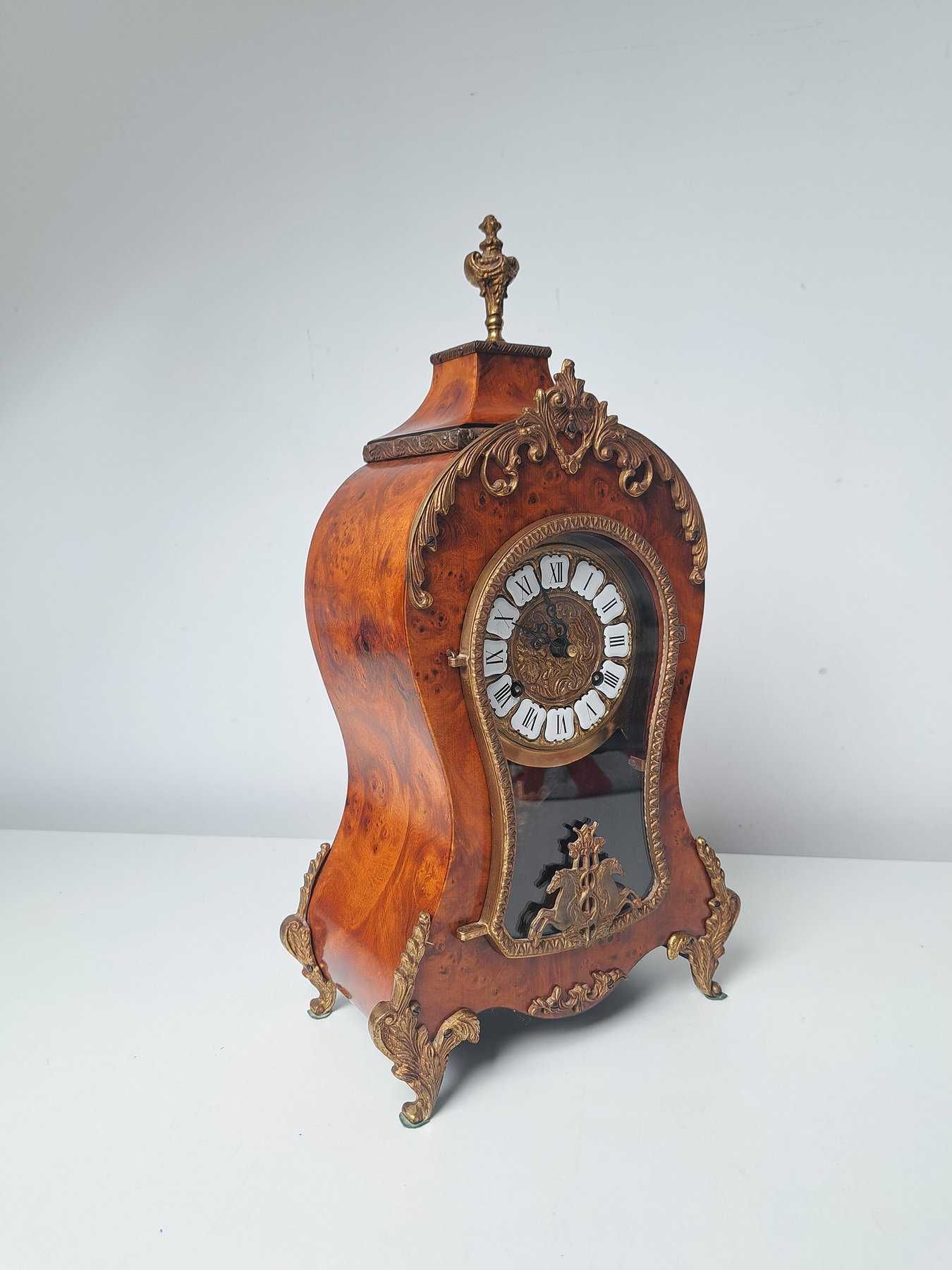 Zegar kominkowy Boulle  dwutonowy nr 29L