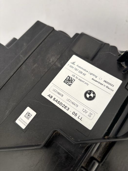 BMW X5 G05 X6 G06 lift lampa lewy przód lewa przednia Shadow Black