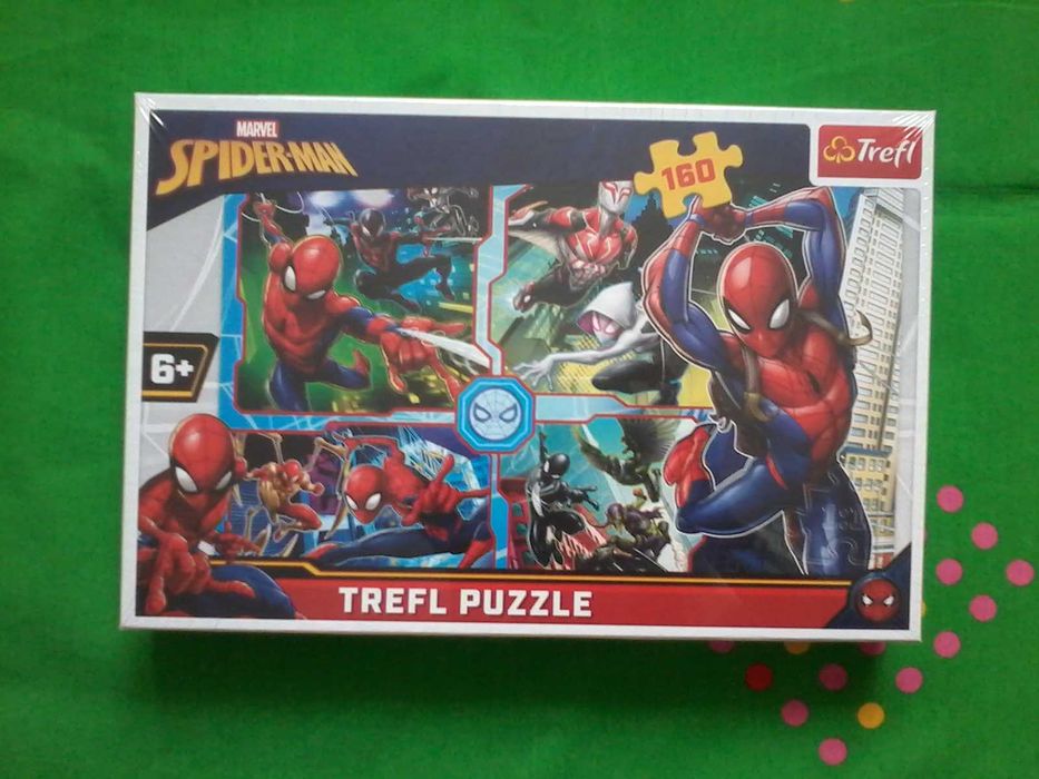 Nowe Puzzle SPIDERMAN NA RATUNEK Trefl 160 elementów