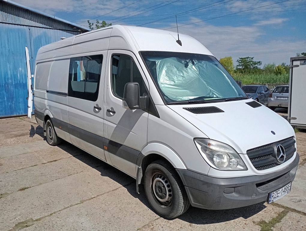 Camper Mercedes sprint mier 906 l4h2 2  zamiana na busa chłodnie