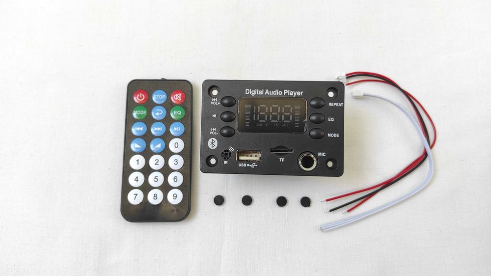 Аудіоплеєр автомобільний 5, 12V USB, MP3, FM, TF, Bluetooth 5.0