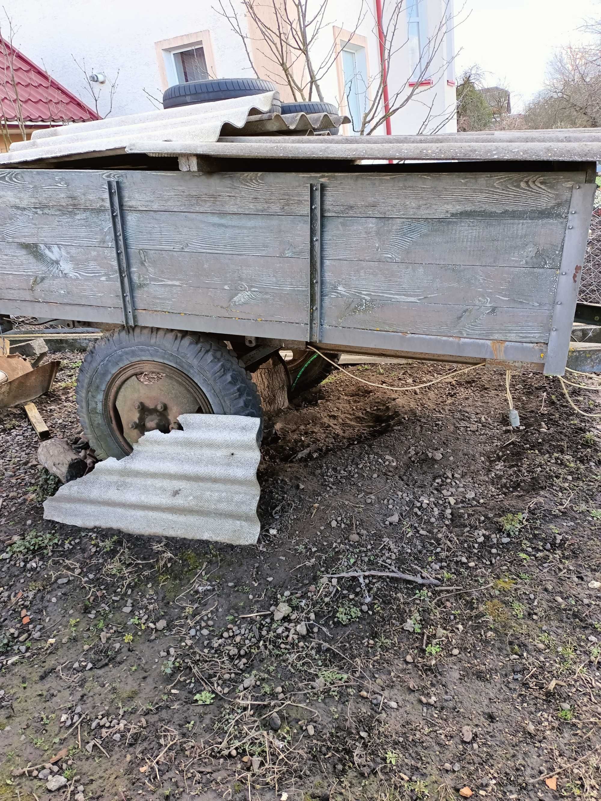 Причіп прицеп тракторний одновісний