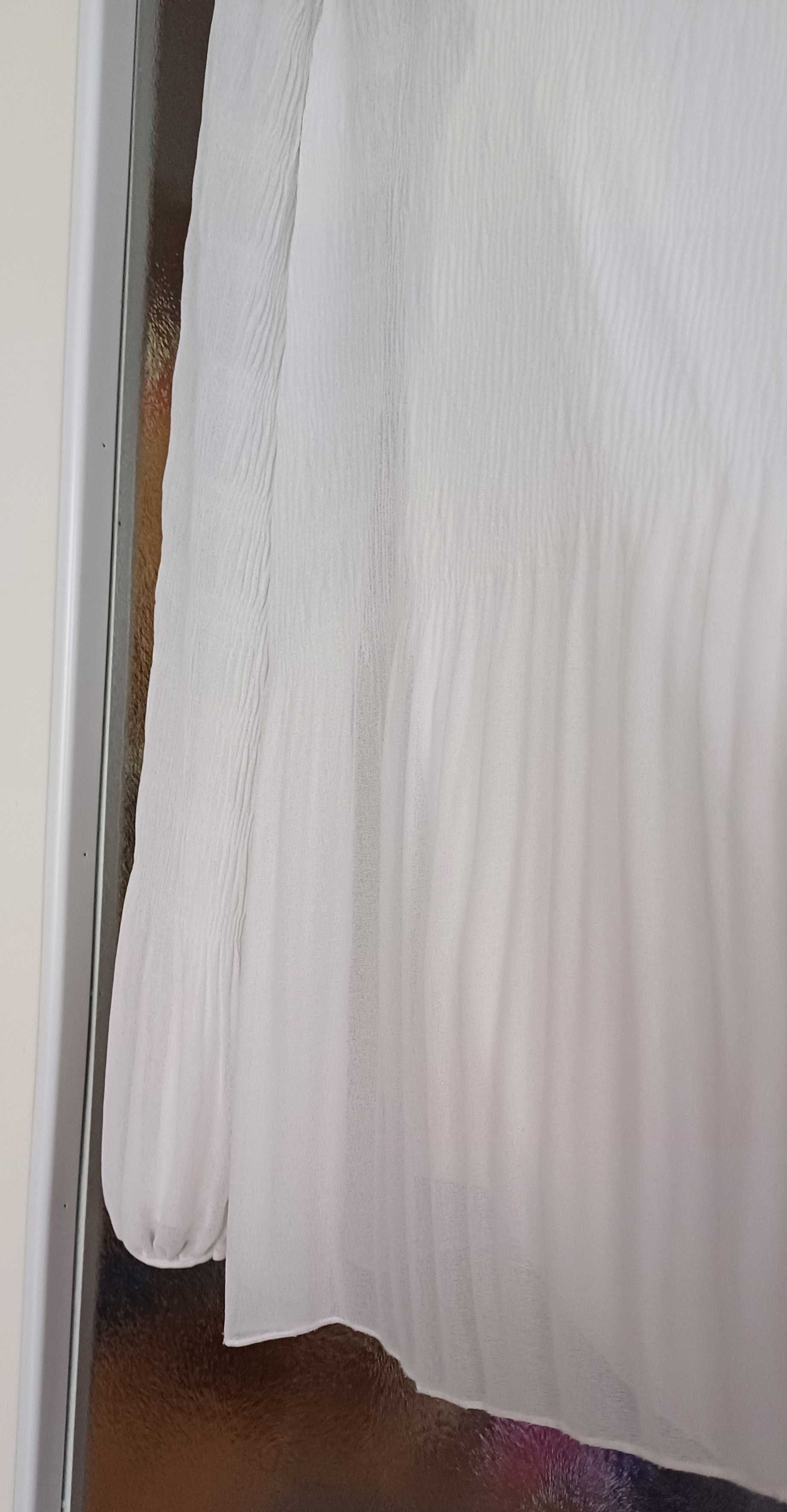Biała elegancka bluzka RESERVED, gratis koszulka