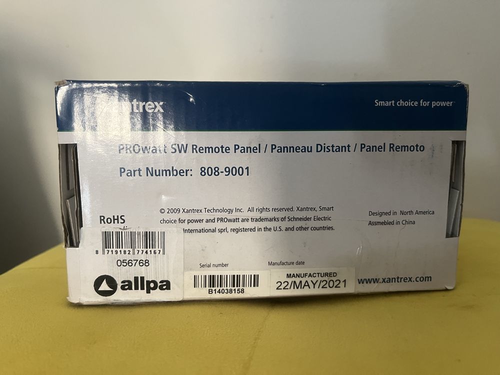 Xantrex - pilot PROwatt SW Remote Panel