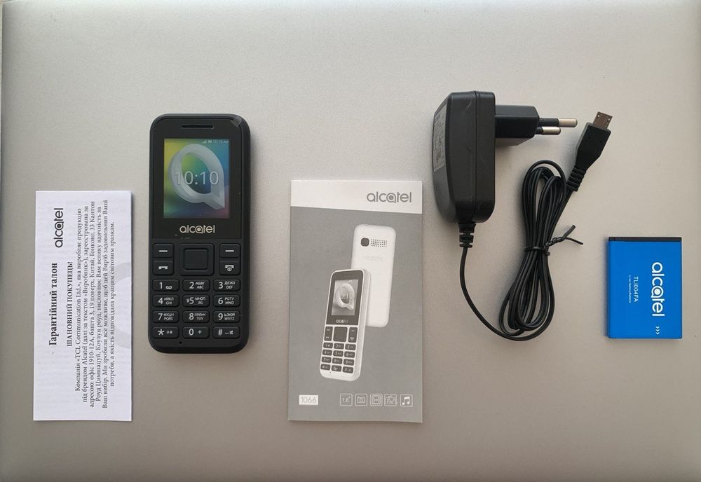 Телефон Alcatel 1066 black