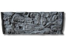 Tło Strukturalne do akwarium SKAŁA SZARA 100x40 cm.