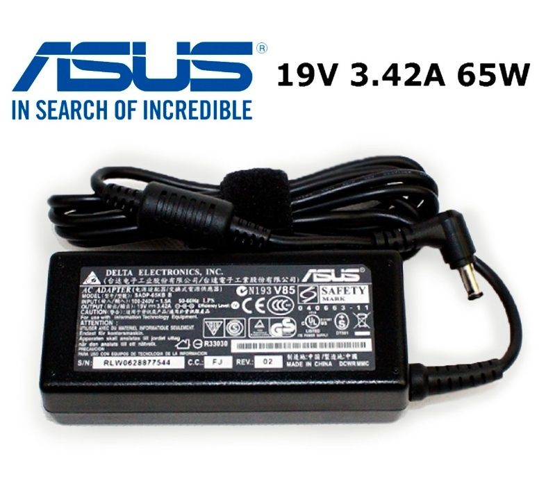 Блок питания для ноутбука ASUS Зарядное устройство Asus 19V 3.42A заря