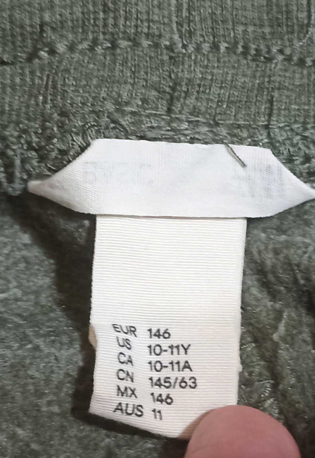 за дві пари ціна, штани спортивні H&M на флісі, 146 см,10- 11 р
