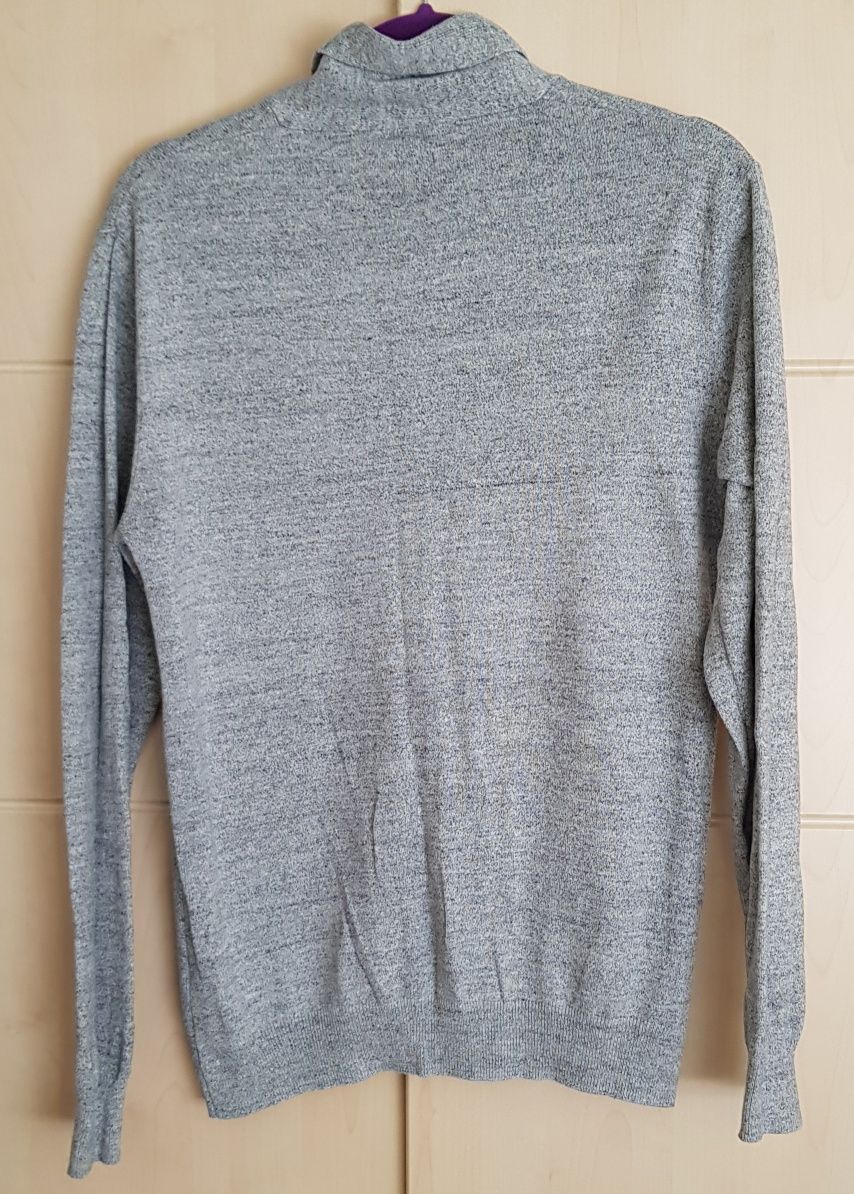 Sweter męski marki Primark Cedar Wood State rozmiar M szary popiel