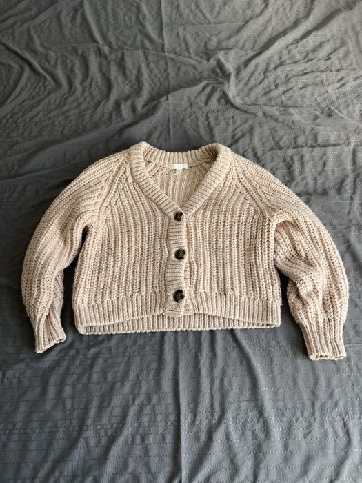 Piękny kardigan z grubszej dzianiny z H&M