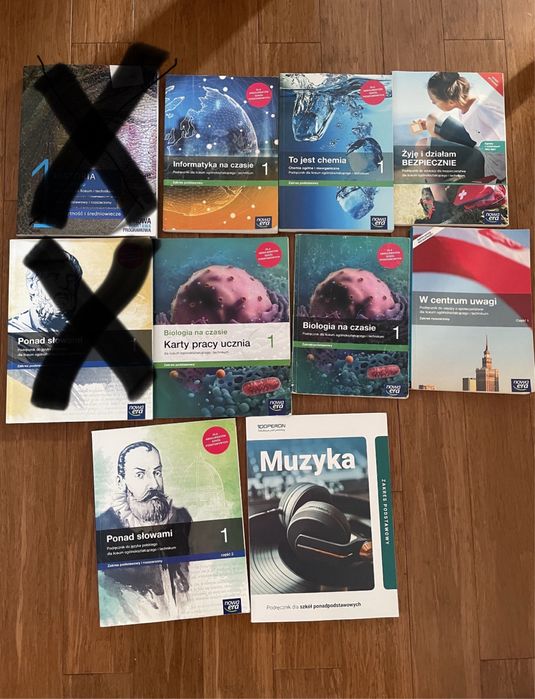 Podreczniki do 1 klasy liceum