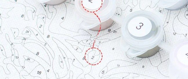 obraz malowanie po numerach koń 50cm + rama