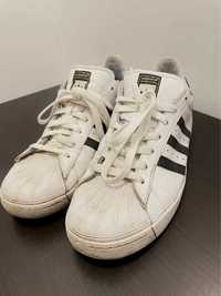 White adidas superstar sneakers