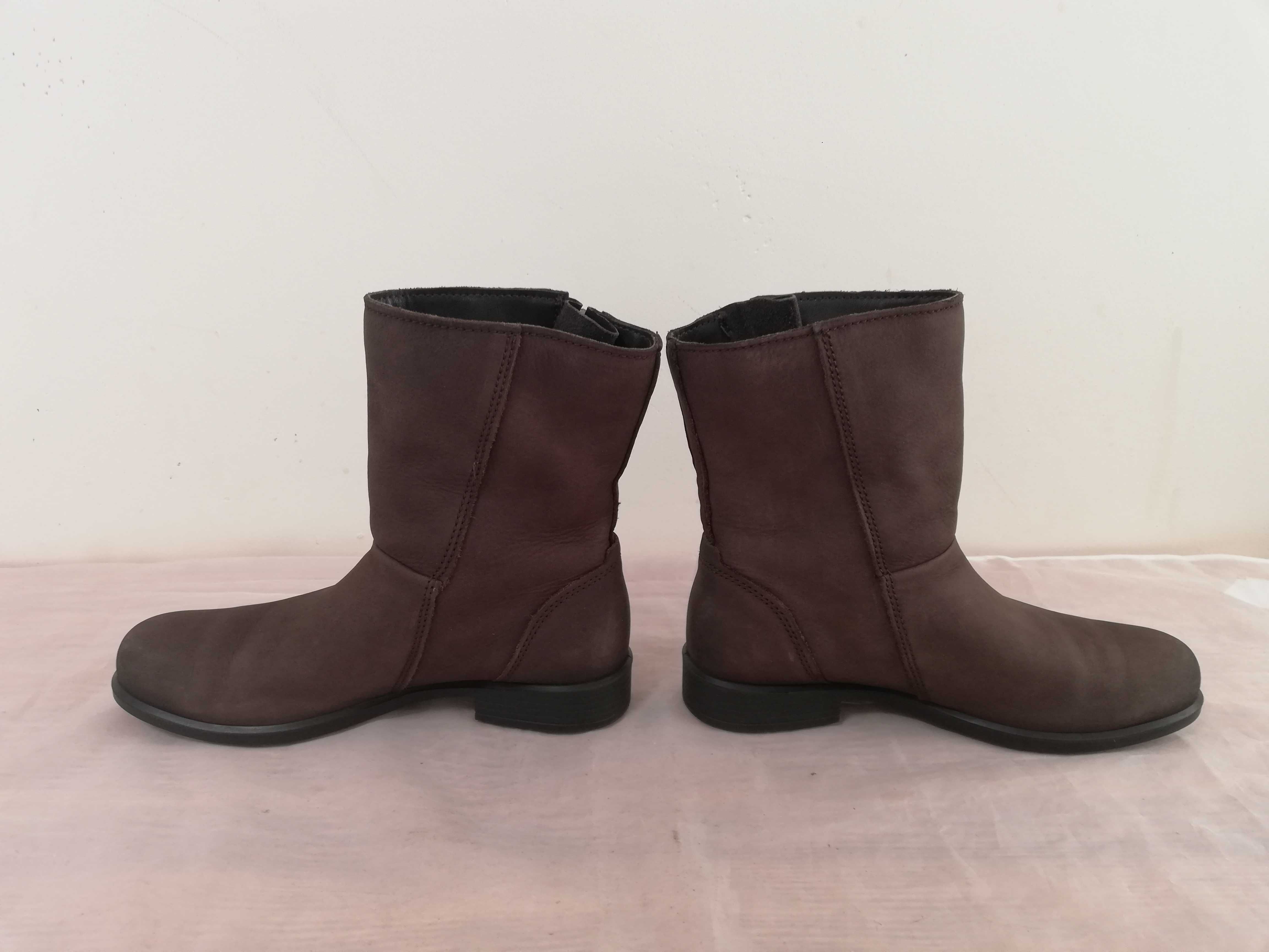 Buty botki skórzane Ecco Touch r. 36 , wkł 23 cm