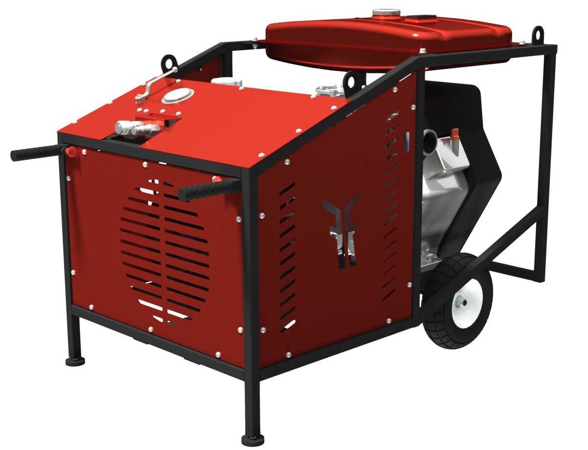 Sterowany przecisk hydrauliczny ALUSTEER