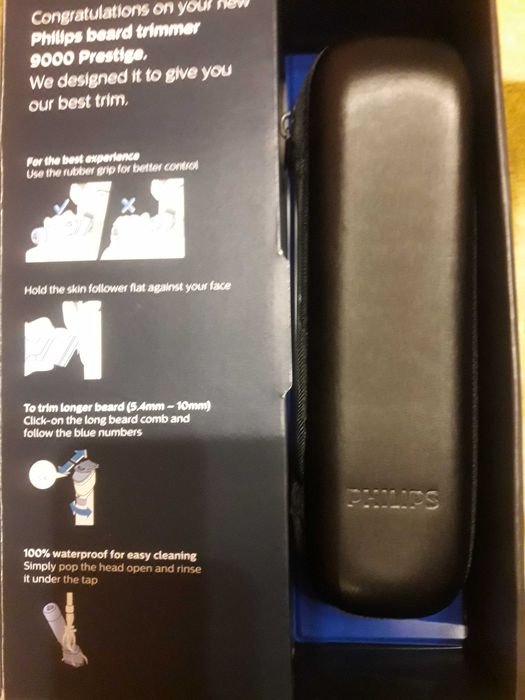 Тример для бороди та вусів Philips BT9000 Prestige BT9810/15 (новий)