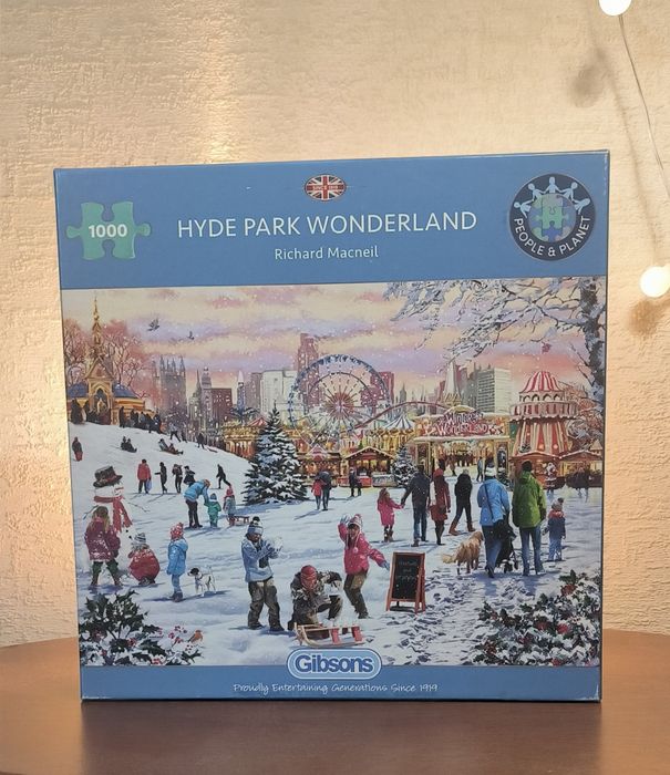 Пазли Gibsons Hyde park Wonderland 1000 елементів.
