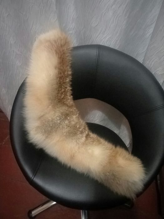 Воротник лиса натуральный мех