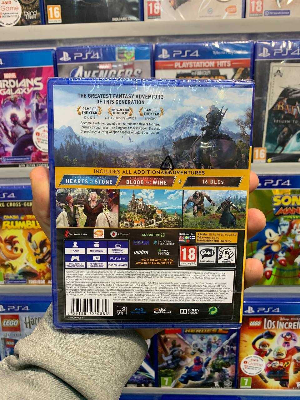 The Witcher 3 Wild Hunt, New, Ps4, Ps5, igame
