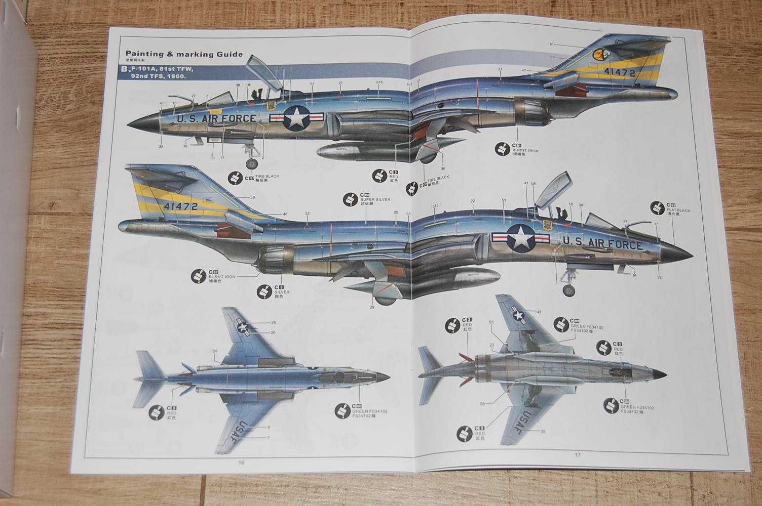 F-101 A/C Voodoo, KittyHawk , skala 1/48