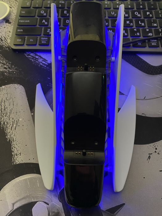 Зарядна станція для PS5 DualSense для двох джойстиків (геймпадів)