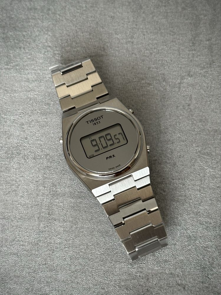 Чоловічий годинник TISSOT PRX DIGITAL T137.463.11.030.00 тисо электрон