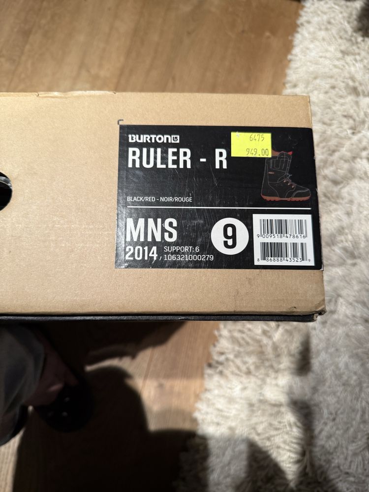 Buty snowboardowe Burton Ruler - R roz 42 dlugość wkładki 27