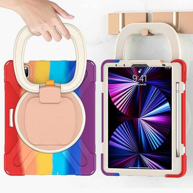 Etui Case na Tablet iPad Pro 11 (2021/2020/2018) z Paskiem Kolorowy