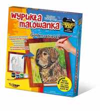 Wypukła Malowanka Psy - Golden Retriver