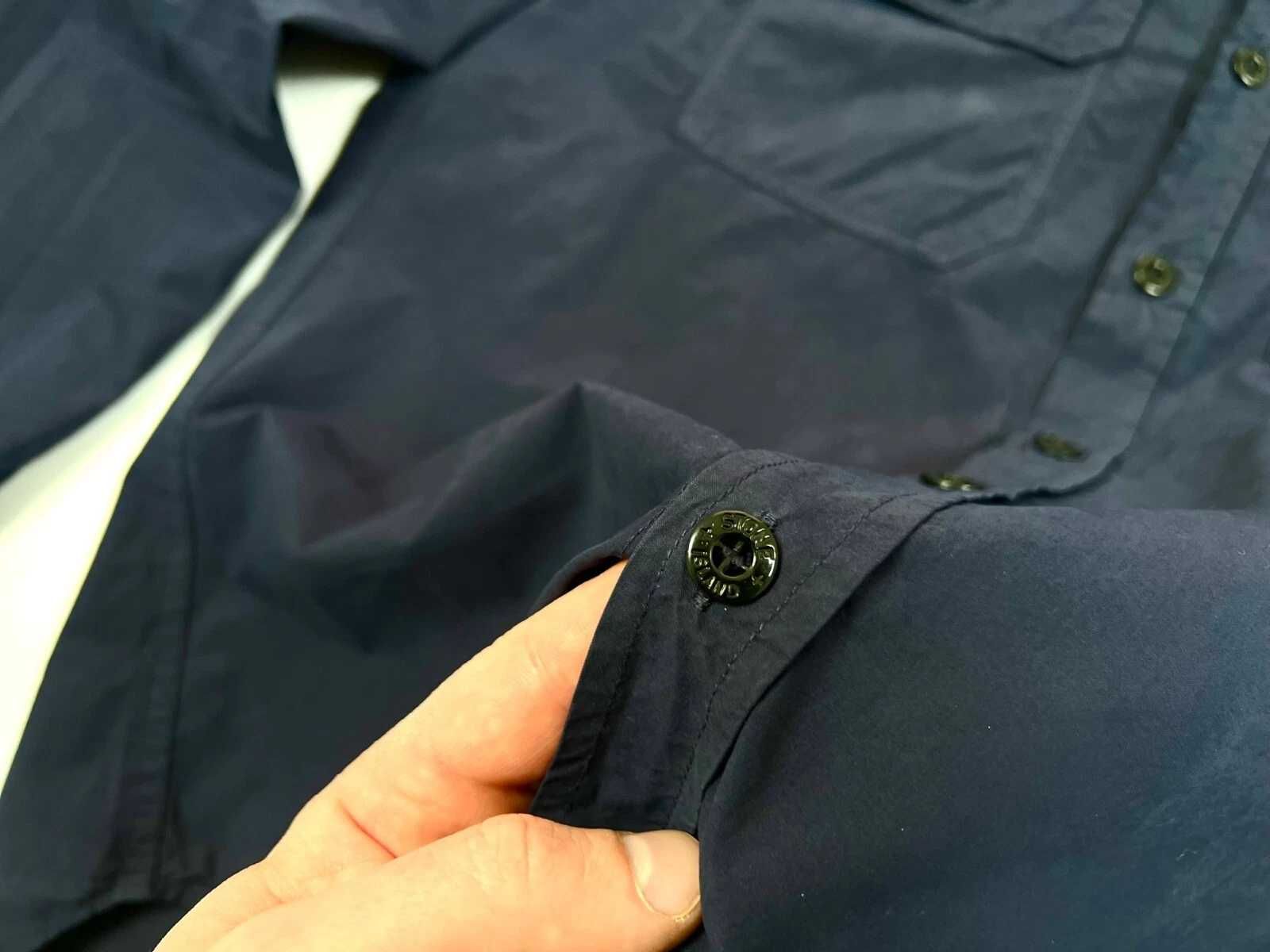 Stone Island Ориг Овершот Рубашка Мужская Идеал L/XL