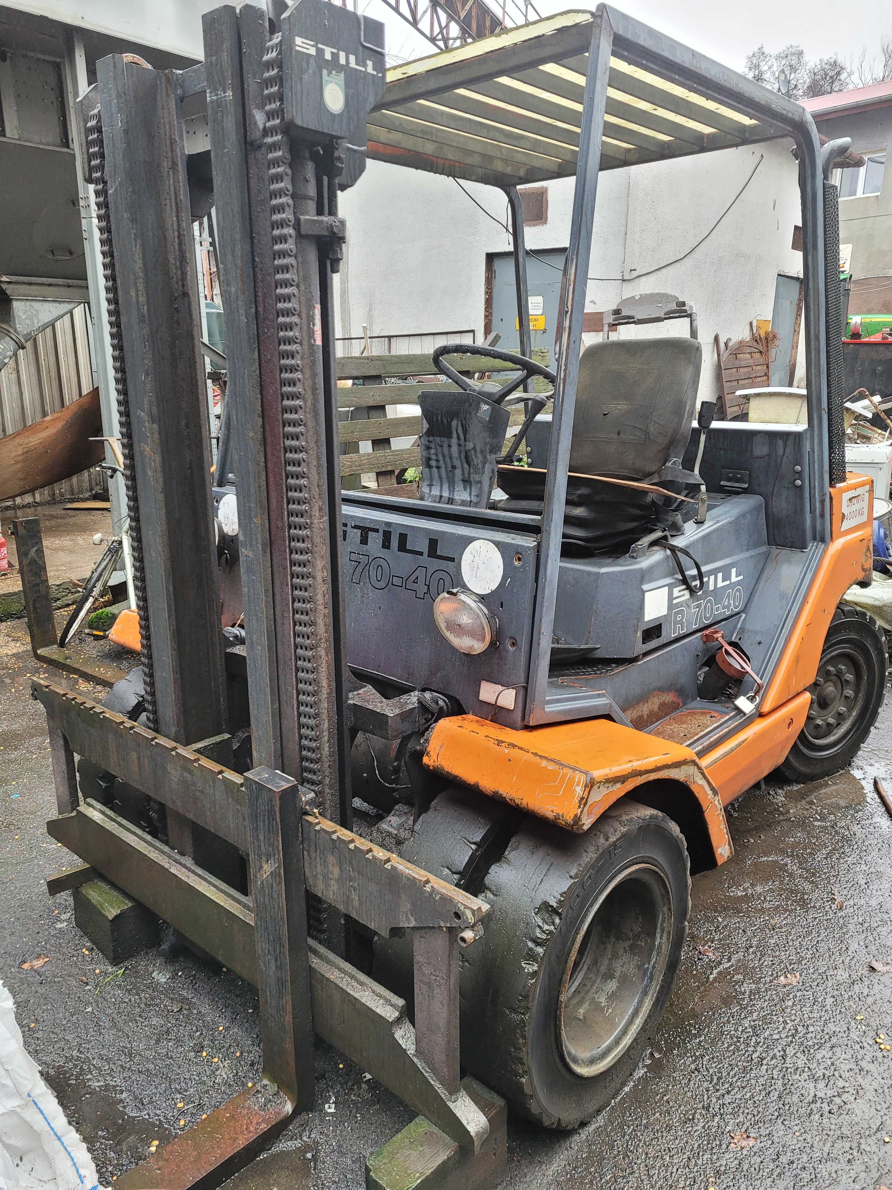 Wózek widłowy STILL R70-40 z silnikiem Deutz 1012 - części