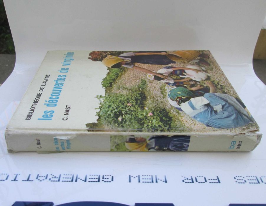 Livro Les découvertes de virginie, C. Nast 1960