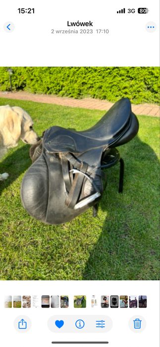 Siodło ujeżdżeniowe Stubben Siegfried – skóra naturalna