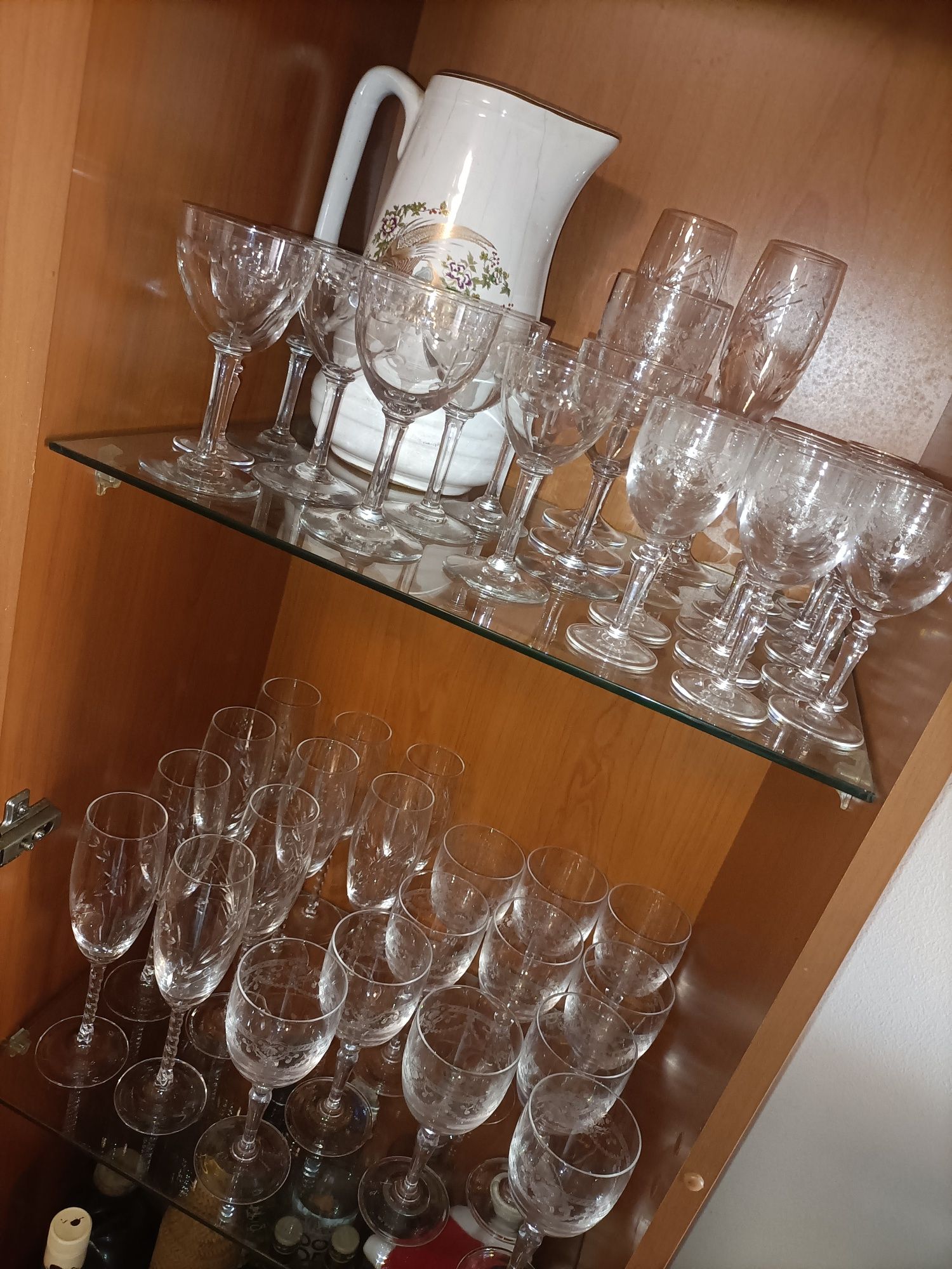 Copos de cristal coleçao