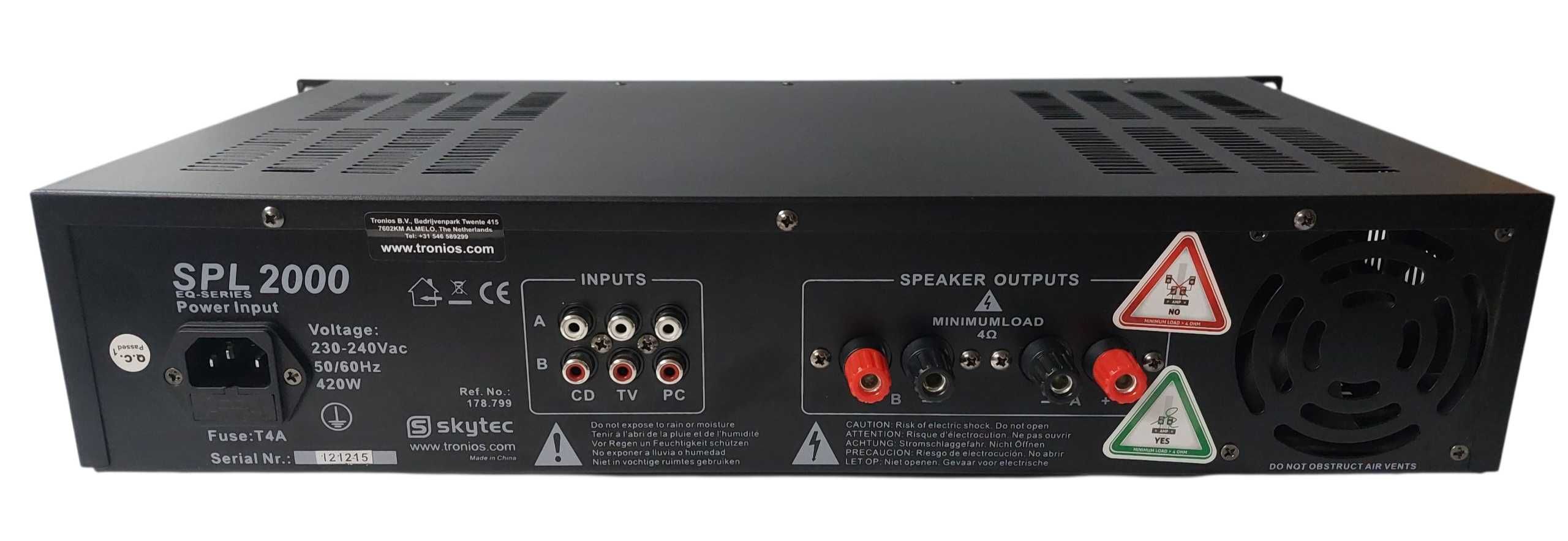 Wzmacniacz SKYTEC SPL 2000 EQ