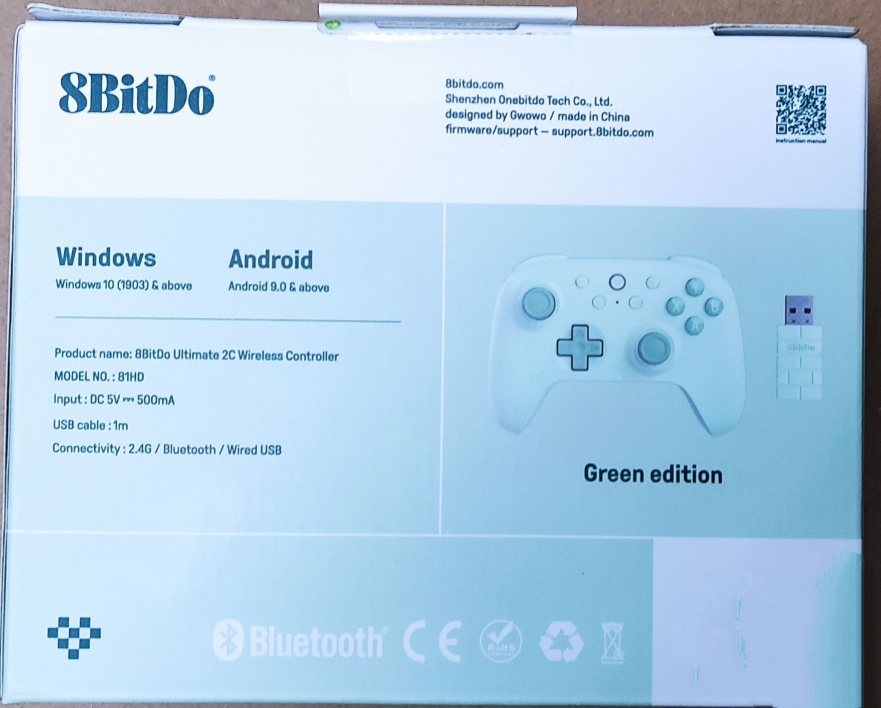 8BitDo Ultimate 2C Wireless Controller (Green Edition)