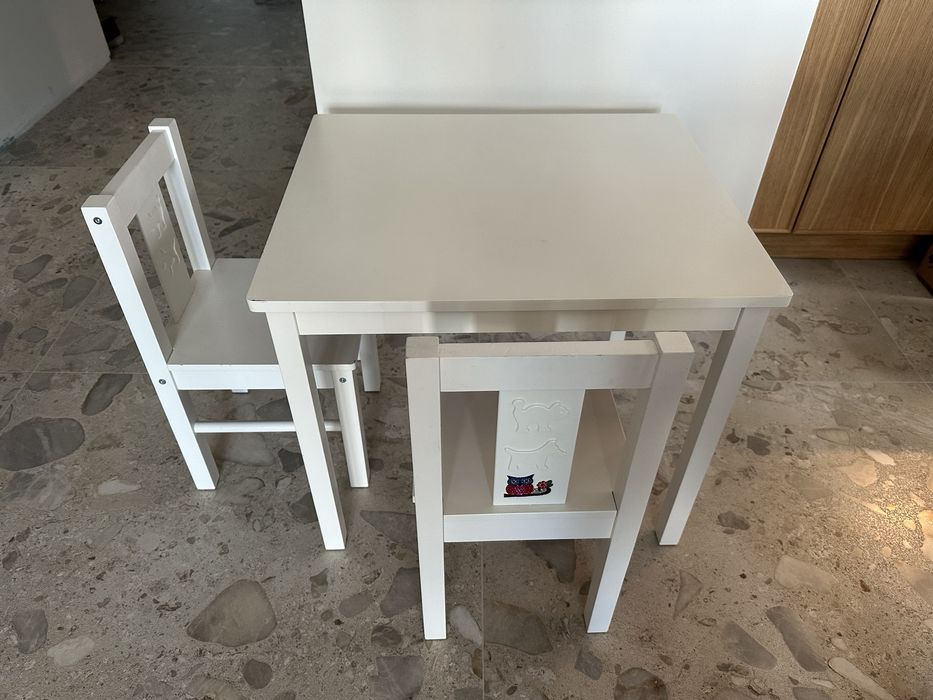 Stolik z krzeslami Ikea Kritter